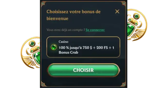 d'inscription chez Talismania